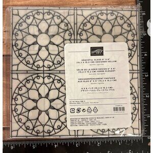 Graceful Glass Designer Vellum Elegant Stained Glass Patterns  Pack Of 22 146344